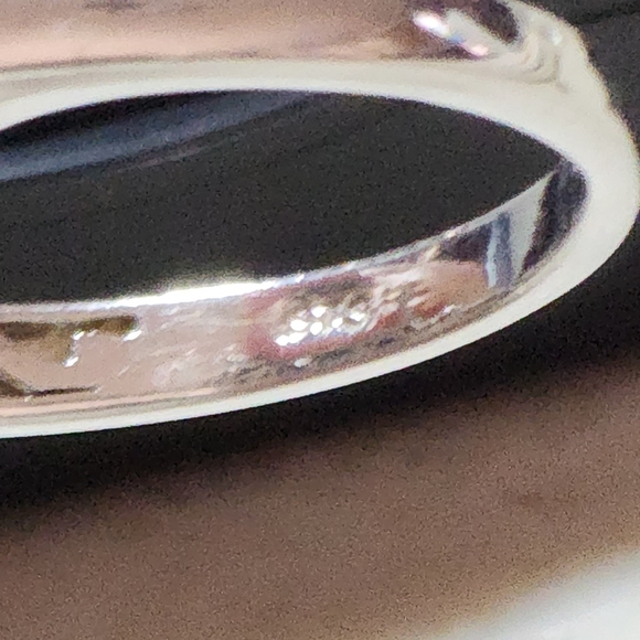 10 K White Gold Drusy Quartz  Ring size 9 - Picture 6 of 10